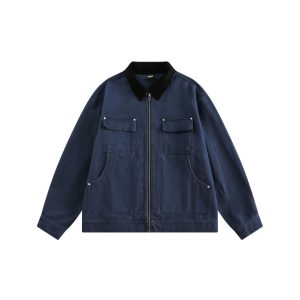 Navy Utility Pocket Jacket